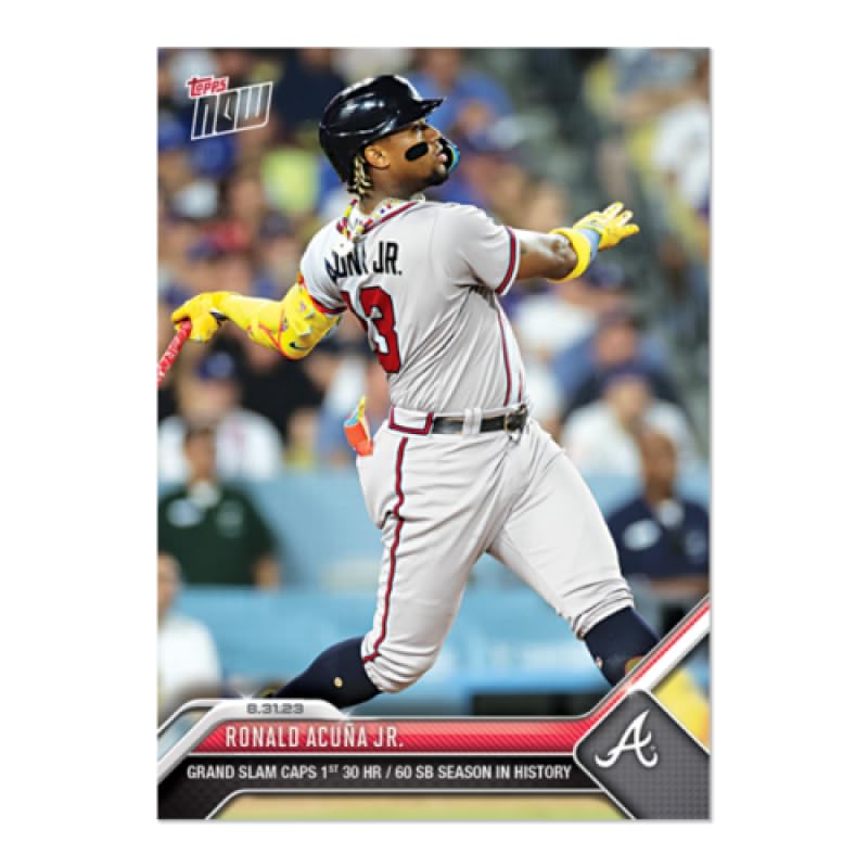 Amazon.com: 2023 Topps Now Baseball #791 Ronald Acuna Jr